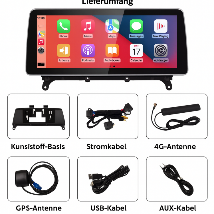 BMW X3 F25 X4 F26 12,3 Android Display CarPlay EVO